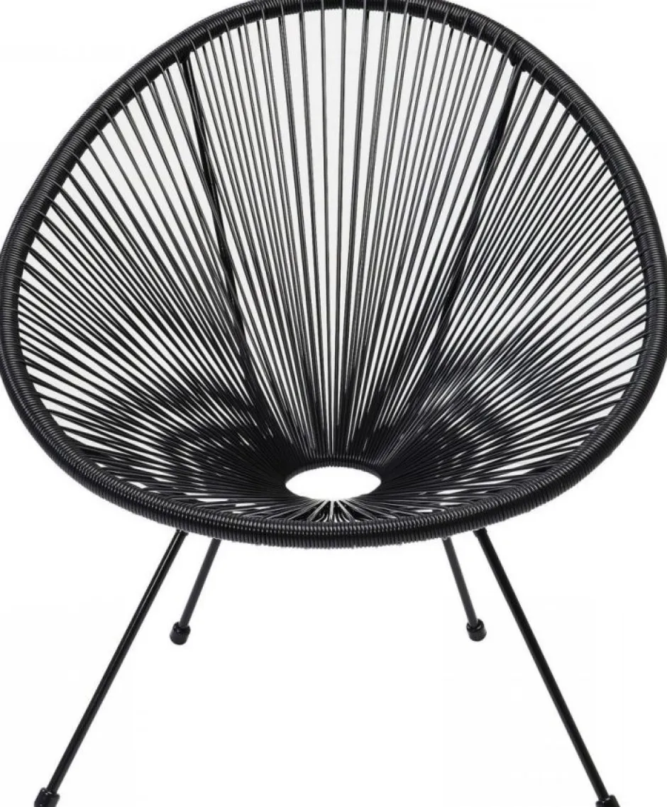 Fotel Acapulco Czarny*KARE Design Sale