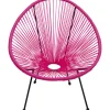 Fotel Acapulco 73x85 Cm Różowy*KARE Design Sale