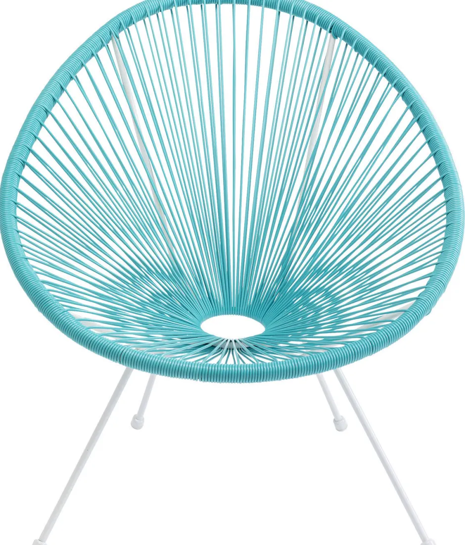 Fotel Acapulco 73x85 Cm Turkusowy*KARE Design Discount