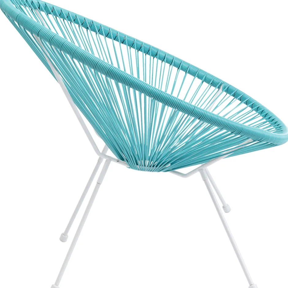 Fotel Acapulco 73x85 Cm Turkusowy*KARE Design Discount