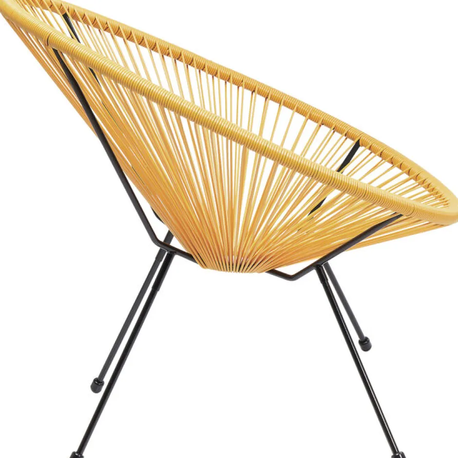 Fotel Acapulco 73x85 Cm żółty*KARE Design Hot