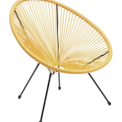 Fotel Acapulco 73x85 Cm żółty*KARE Design Hot