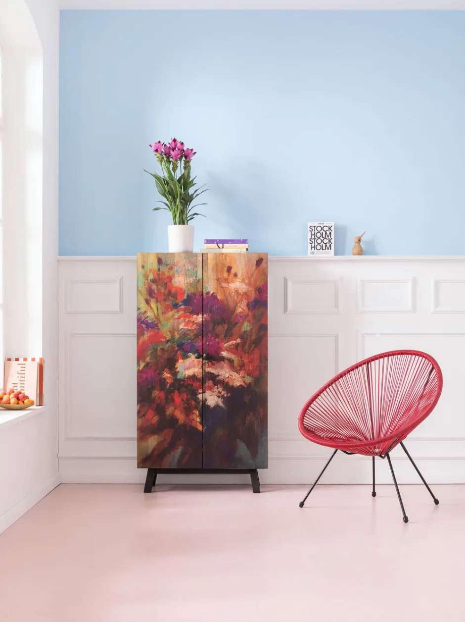 Fotel Acapulco 73x85 Cm Wiśniowy*KARE Design Discount