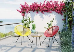 Fotel Acapulco 73x85 Cm Wiśniowy*KARE Design Discount