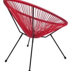 Fotel Acapulco 73x85 Cm Wiśniowy*KARE Design Discount