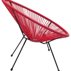 Fotel Acapulco 73x85 Cm Wiśniowy*KARE Design Discount