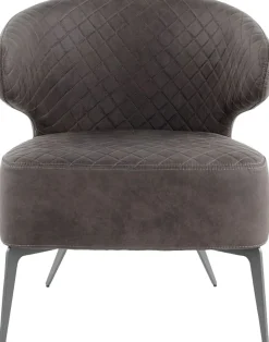 Fotel Amsterdam 62x72 Cm Mocca Ekoskóra*KARE Design Clearance