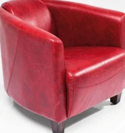 Fotel Cigar Lounge 72x70 Cm Czerwony*KARE Design Online