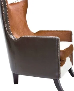 Fotel Denver Cow 76x107 Cm Skóra Naturalna*KARE Design Online