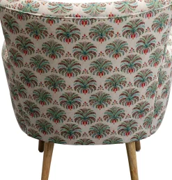 Fotel Do Salonu Kolorowy Maharadża Nogi Drewno Mango 79x78 Cm*KARE Design Online