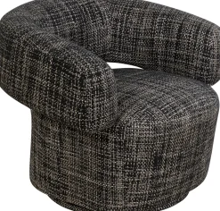 Fotel Do Salonu Nowoczesny Czarno-biały 86x70 Cm*KARE Design Hot