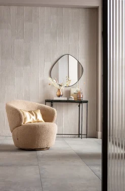 Fotel Obrotowy Carella 82x75 Cm Beżowy*KARE Design Sale