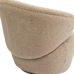 Fotel Obrotowy Carella 82x75 Cm Beżowy*KARE Design Sale