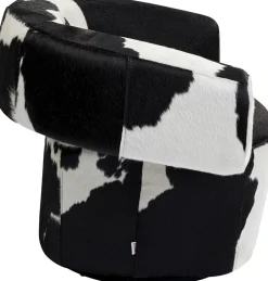 Fotel Obrotowy Maye Cow 76x86 Cm Skóra Naturalna*KARE Design Online