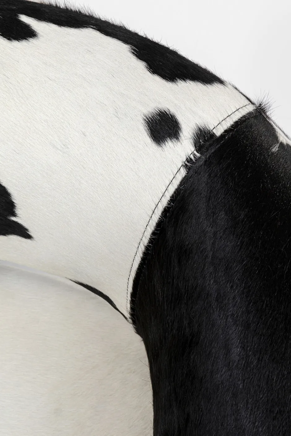 Fotel Obrotowy Maye Cow 76x86 Cm Skóra Naturalna*KARE Design Online