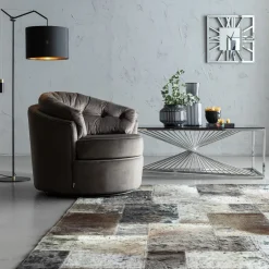 Fotel Obrotowy Music Hall 90x71 Cm Szary*KARE Design Hot