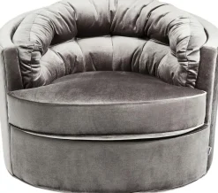 Fotel Obrotowy Music Hall 90x71 Cm Szary*KARE Design Hot