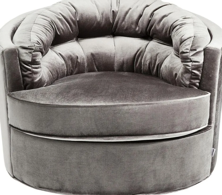 Fotel Obrotowy Music Hall 90x71 Cm Szary*KARE Design Hot