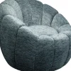 Fotel Obrotowy Nowoczesny Niebieski Do Salonu 86x72 Cm*KARE Design Best