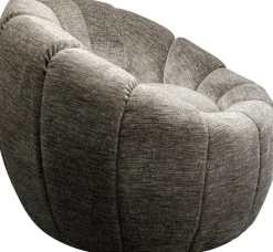 Fotel Obrotowy Nowoczesny Szary Do Salonu 86x72 Cm*KARE Design Discount