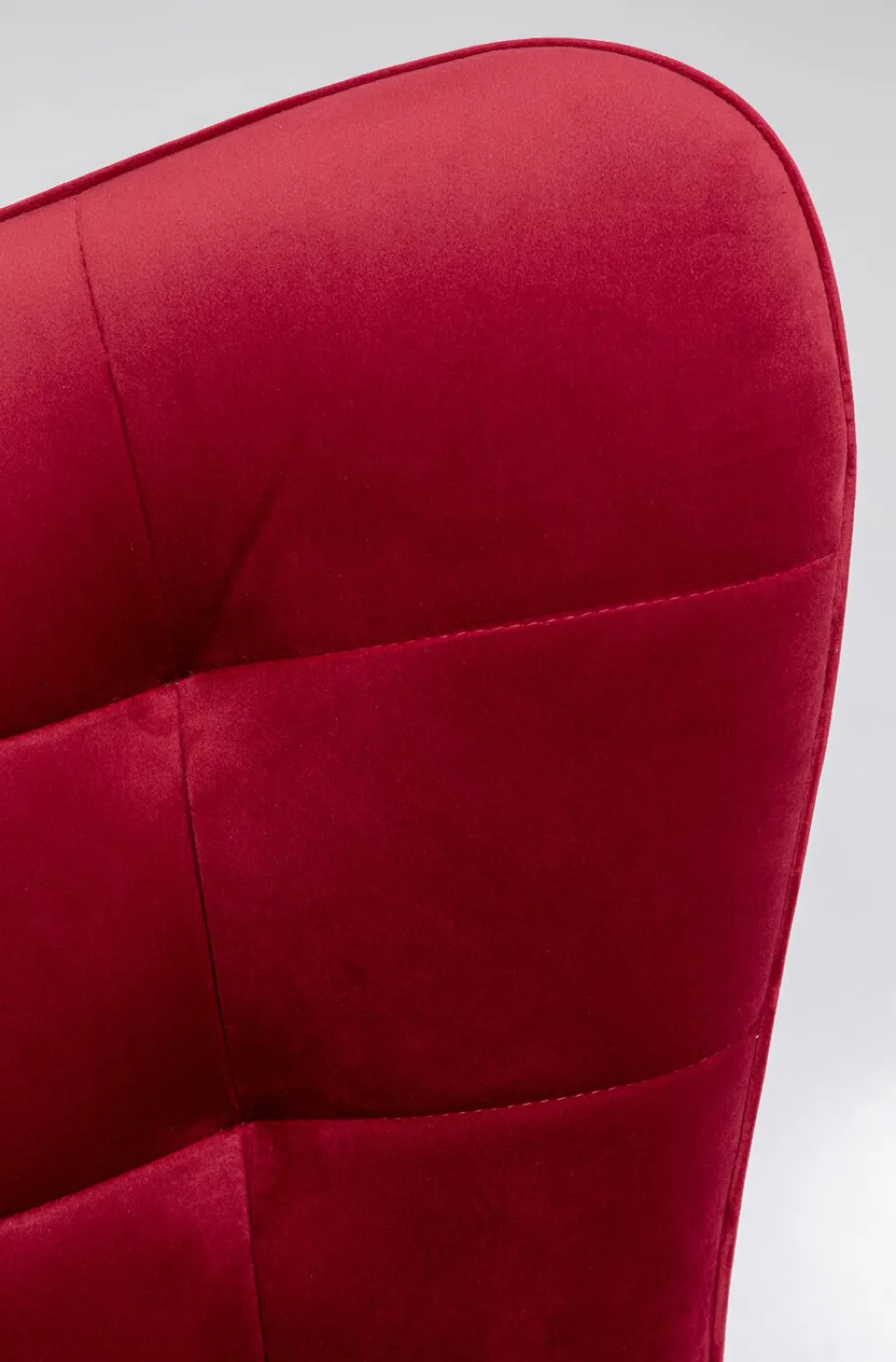 Fotel Obrotowy Oscar Velvet 82x95 Cm Czerwony*KARE Design New