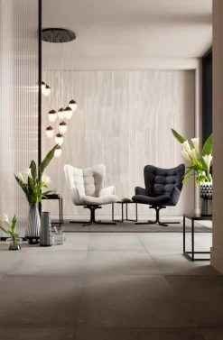 Fotel Obrotowy Oscar Velvet 82x95 Cm Czarny*KARE Design Discount