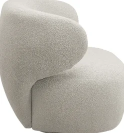 Fotel Obrotowy Uszak W Kolorze Kremowym 80x77 Cm*KARE Design Sale