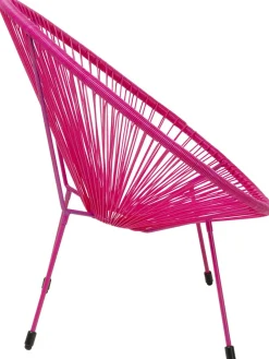 Fotel Ogrodowy Różowy żyłkowy 73x85 Cm*KARE Design