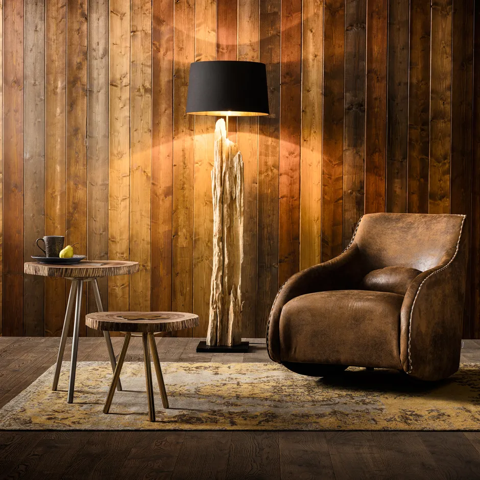 Fotel Swing Ritmo 76x83 Cm Brązowy*KARE Design Outlet