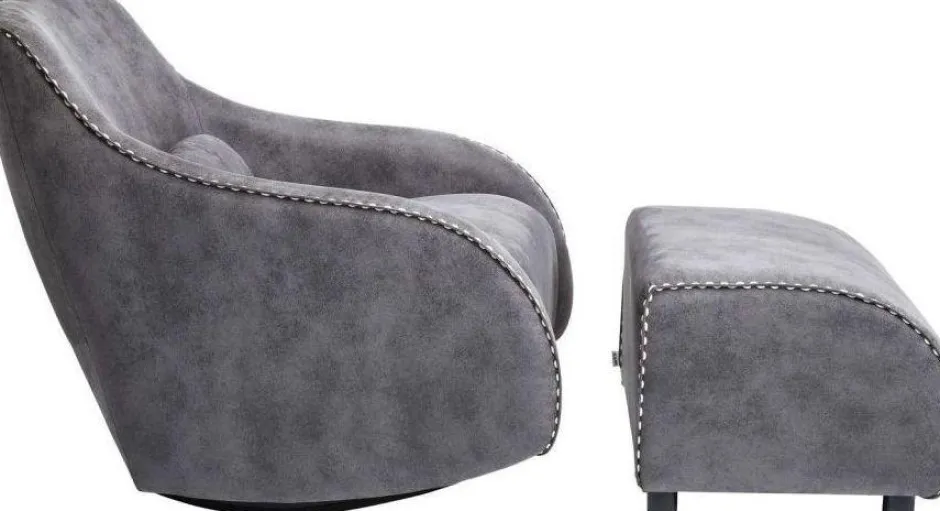 Fotel Swing Ritmo 76x83 Cm Szary*KARE Design New