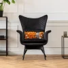 Fotel Tudor Velvet 78x100 Cm Czarny*KARE Design Outlet