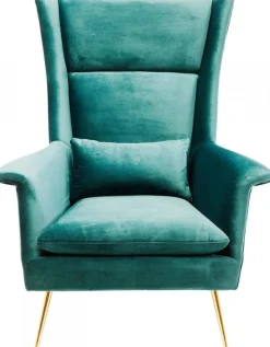 Fotel Vegas Forever Bluegreen 89x115 Cm Turkusowy*KARE Design New