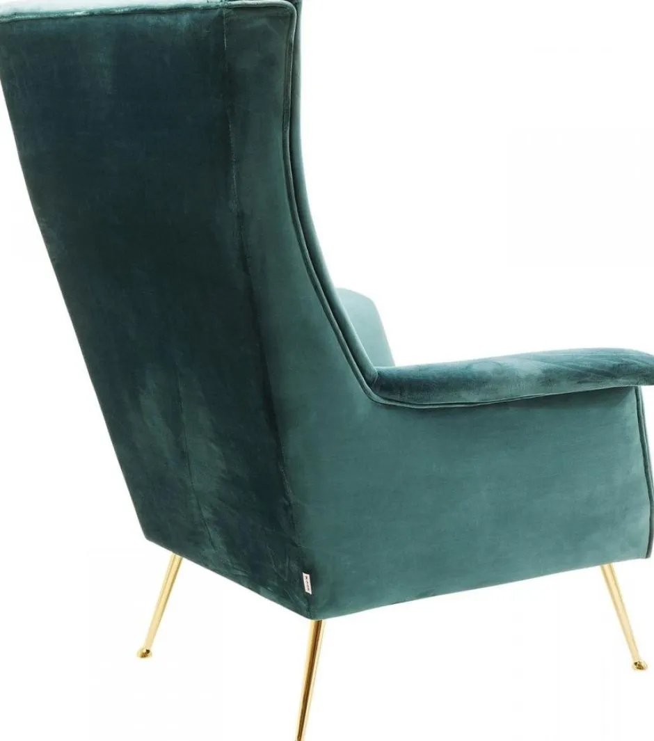 Fotel Vegas Forever Bluegreen 89x115 Cm Turkusowy*KARE Design New