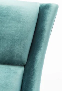 Fotel Vegas Forever Bluegreen 89x115 Cm Turkusowy*KARE Design New