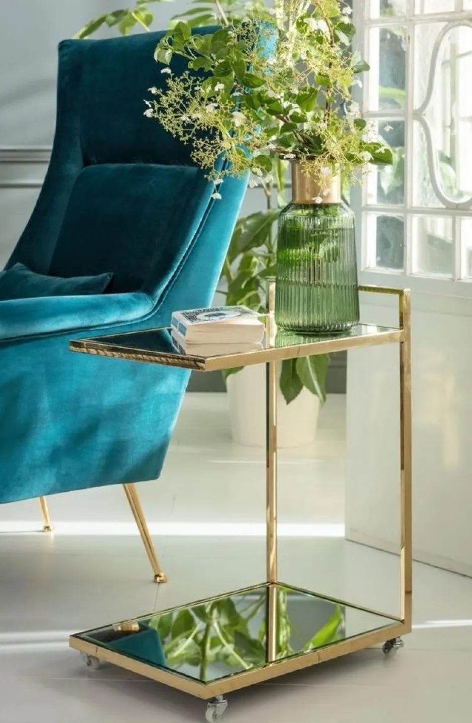 Fotel Vegas Forever Bluegreen 89x115 Cm Turkusowy*KARE Design New