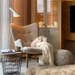 Fotel Vicky 73x94 Cm Kremowy - Nogi Dębowe*KARE Design Hot