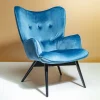 Fotel Vicky 73x94 Cm Niebieski*KARE Design Hot