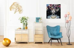 Fotel Vicky 73x94 Cm Niebieski*KARE Design Hot