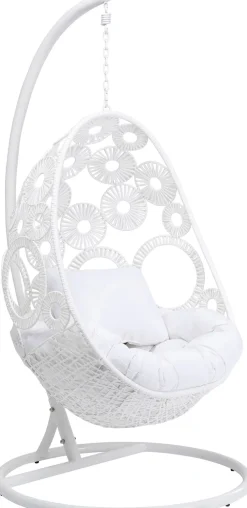 Fotel Wiszący Ibiza 104x203 Cm Biały*KARE Design Online
