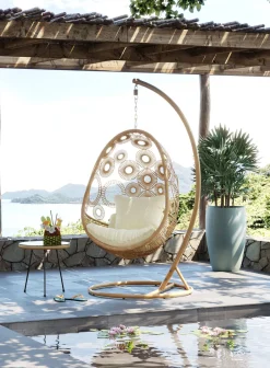Fotel Wiszący Ibiza 120x209 Cm Naturalny*KARE Design