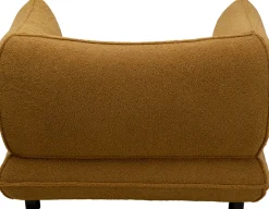 Fotel W Kolorze żółtym Tkanina Pluszowa 95 Cm*KARE Design Best
