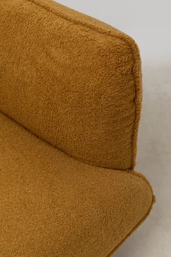 Fotel W Kolorze żółtym Tkanina Pluszowa 95 Cm*KARE Design Best