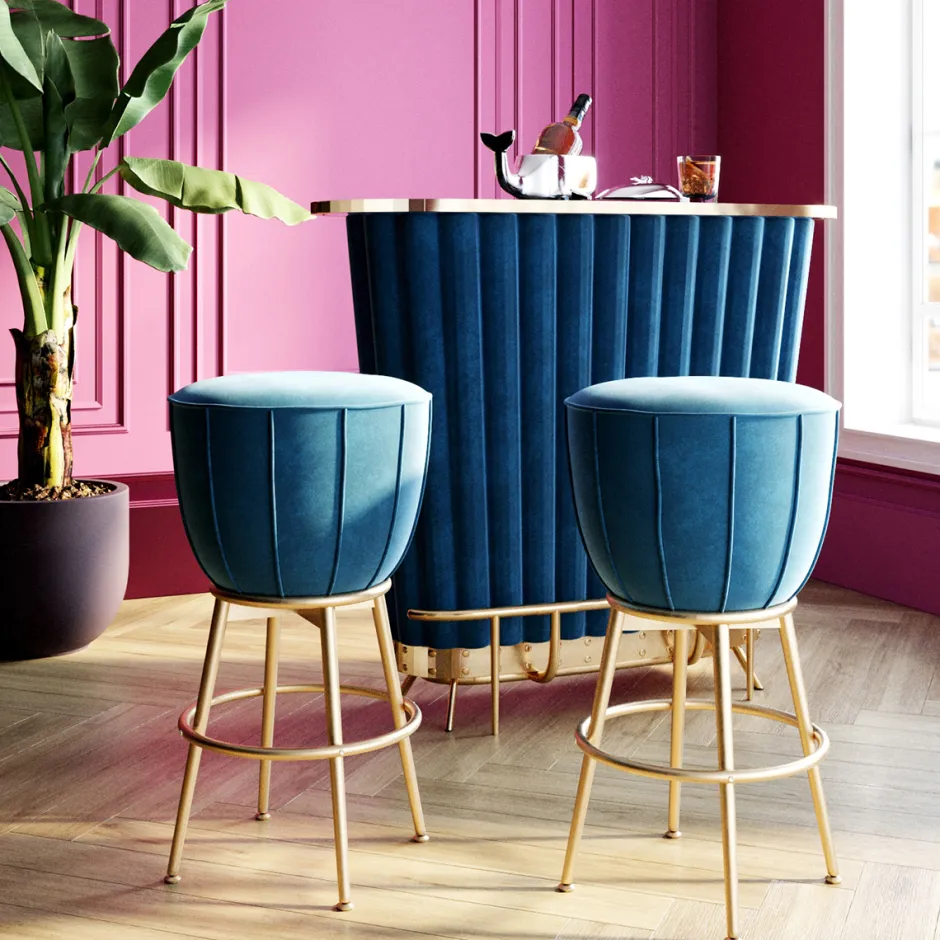 Hoker After Work 40x74 Cm Turkusowy*KARE Design Online