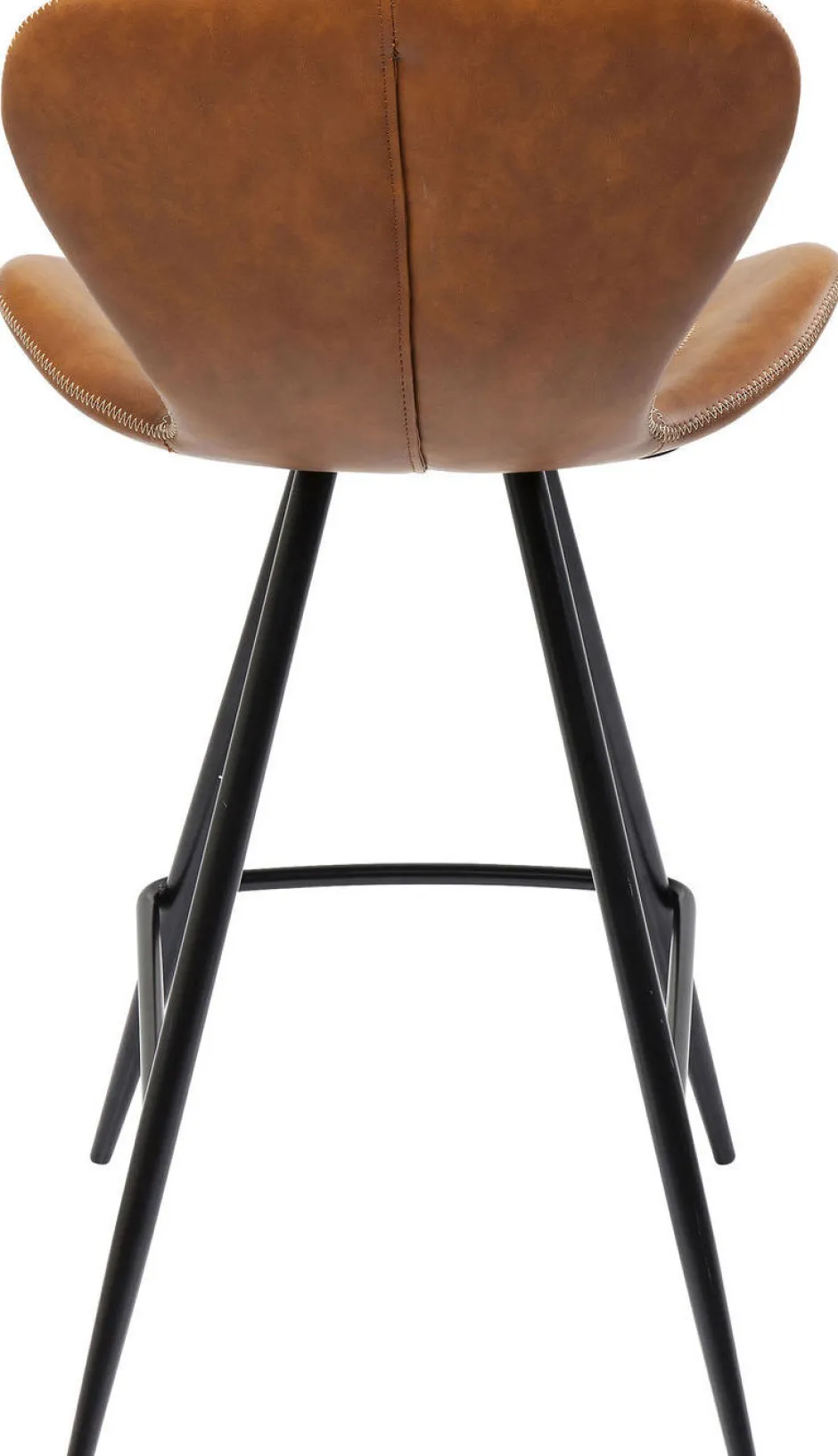Hoker Ekoskóra Brązowy Nogi Metalowe Czarne 91cm*KARE Design Hot