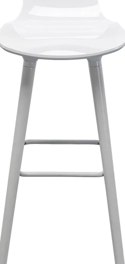 Hoker Siedzisko Tworzywo ABS Nogi Stalowe Kolor Biały 75 Cm*KARE Design Best
