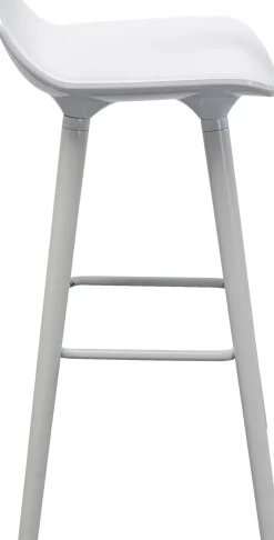 Hoker Siedzisko Tworzywo ABS Nogi Stalowe Kolor Biały 75 Cm*KARE Design Best