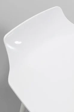 Hoker Siedzisko Tworzywo ABS Nogi Stalowe Kolor Biały 75 Cm*KARE Design Best