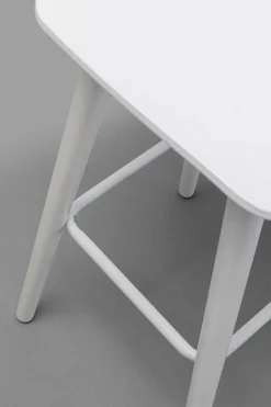 Hoker Siedzisko Tworzywo ABS Nogi Stalowe Kolor Biały 75 Cm*KARE Design Best