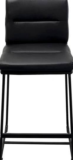 Hoker W Kolorze Czarnym Ekoskóra I Stal 75 Cm*KARE Design Hot