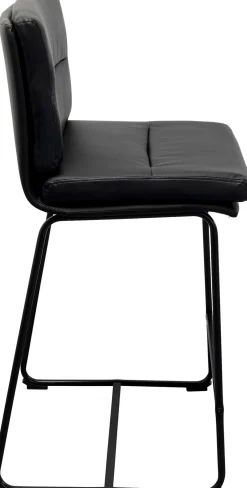 Hoker W Kolorze Czarnym Ekoskóra I Stal 75 Cm*KARE Design Hot